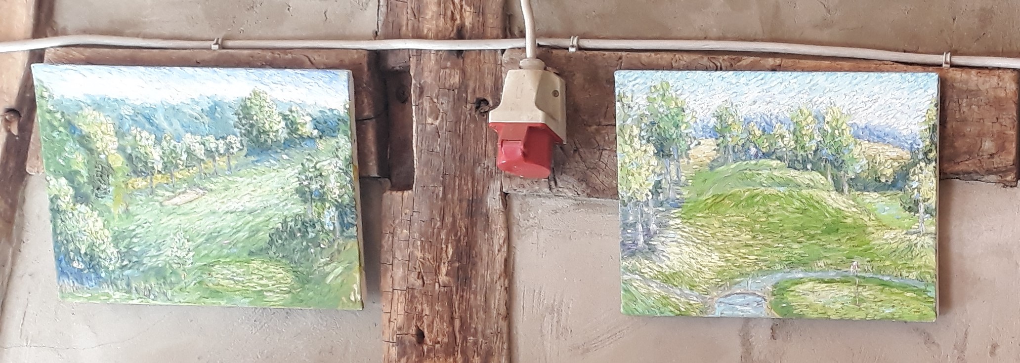 G7 + G9 (2014) Öl auf Leinwand (jeweils 400 x 300 mm)